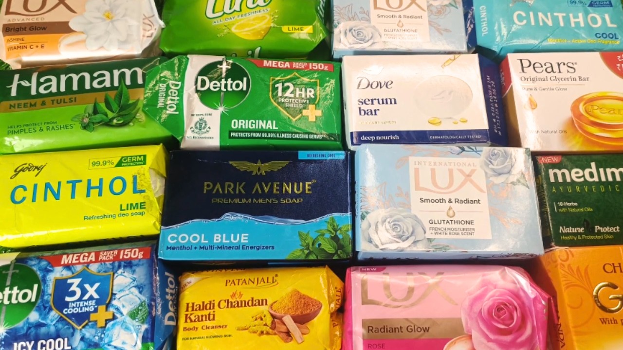 Ultimate Soap Cutting ASMR Compilation | Lux, Dove, Himalaya, Dettol, Pears | Satisfying video 1
