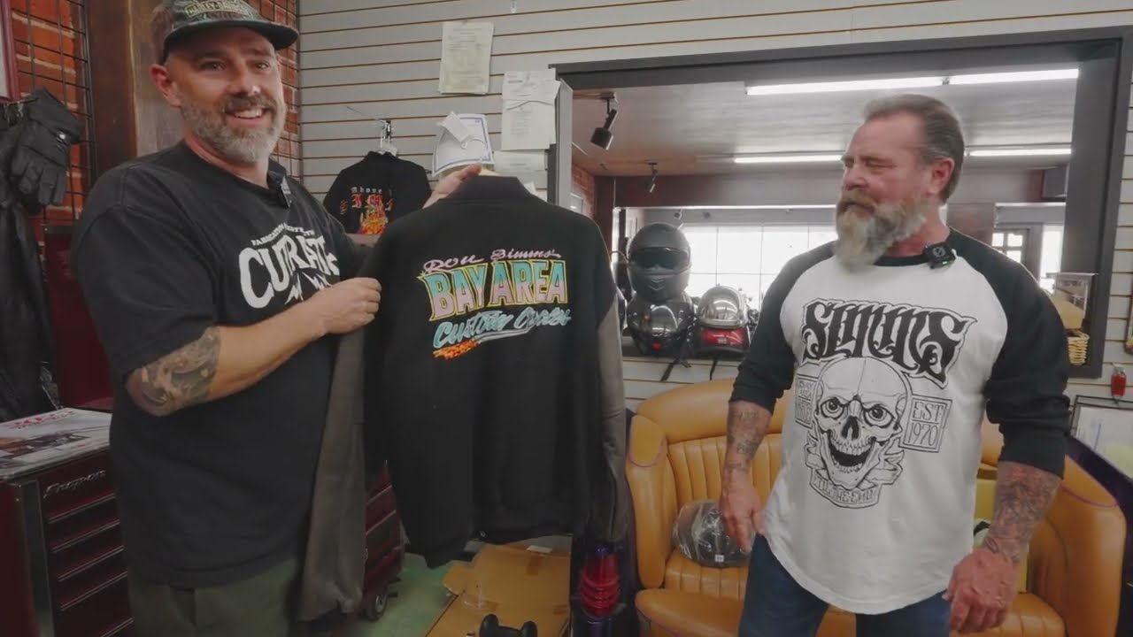 Behind the scenes tour at Simms' Bay Area Custom Cycles with Hunter Simms
