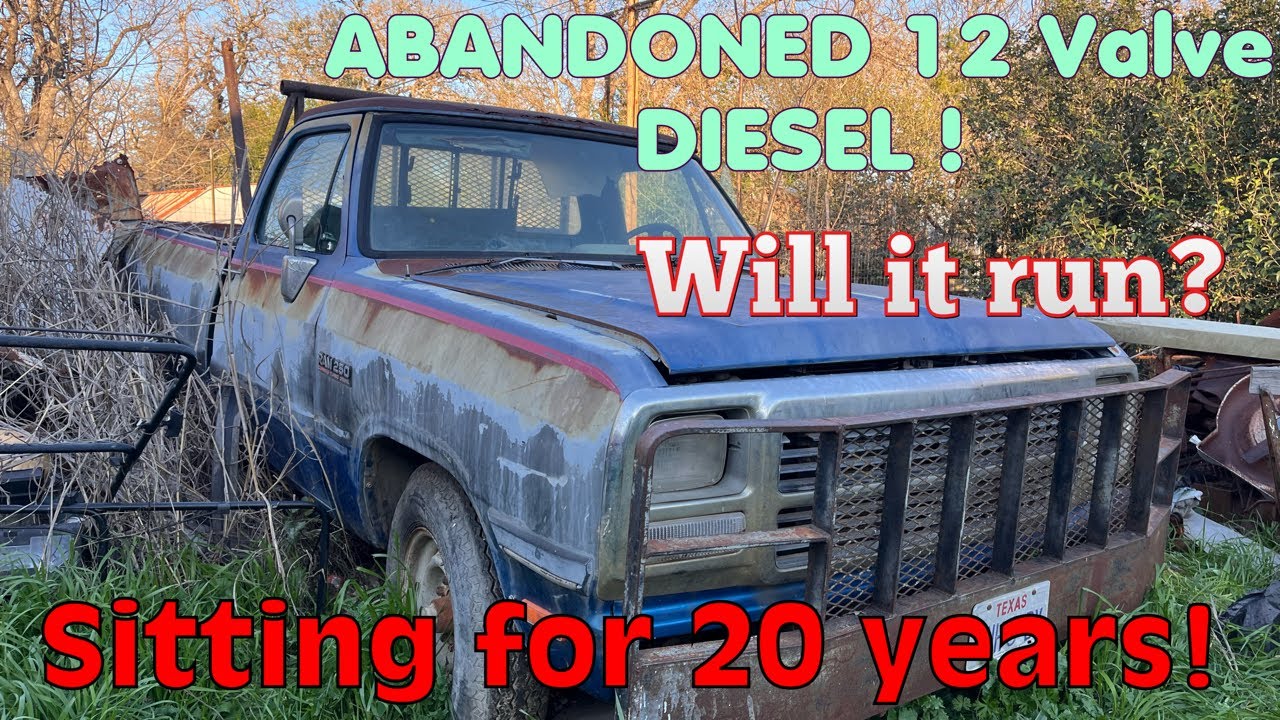 Dodge Cummins Diesel первого поколения! Простоял больше 20 лет! Заведётся ли?