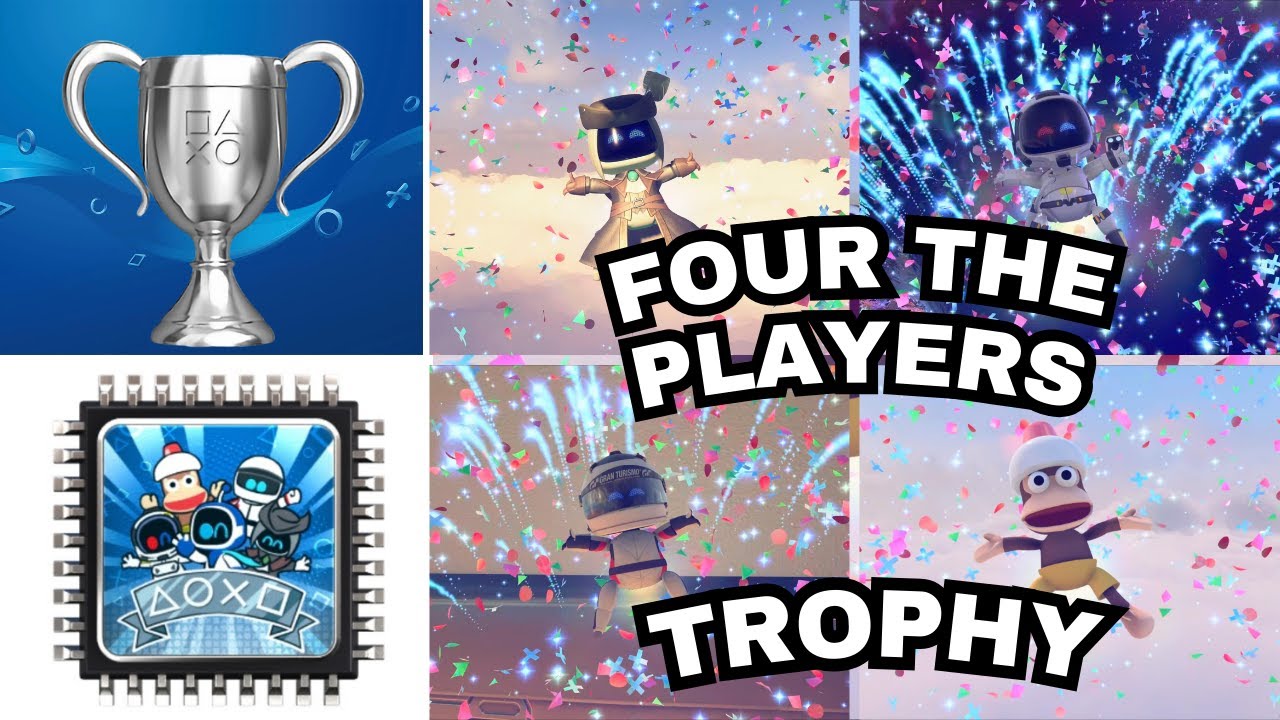 Astro's Playroom-Four The Players Trophy (All hidden bots!)