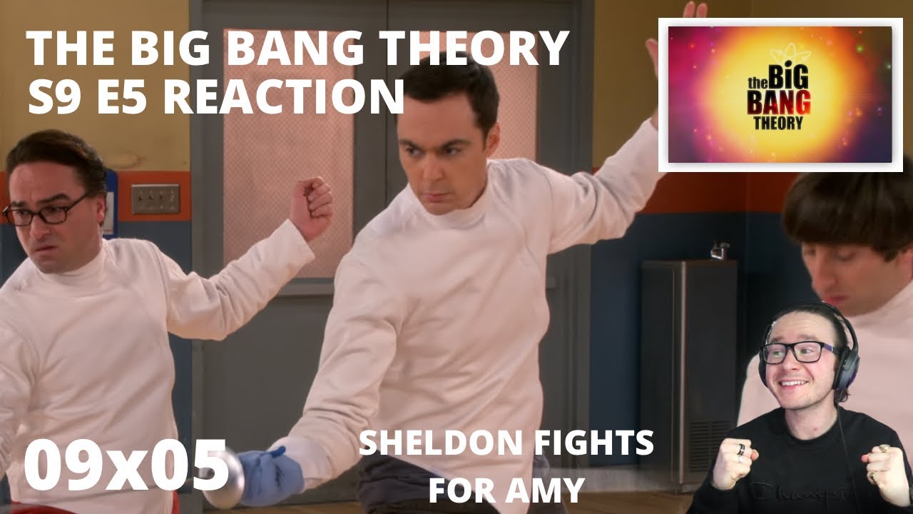 THE BIG BANG THEORY S9 E5 THE PERSPIRATION INSPIRATION REACTION SHELDON FIGHTS FOR AMY