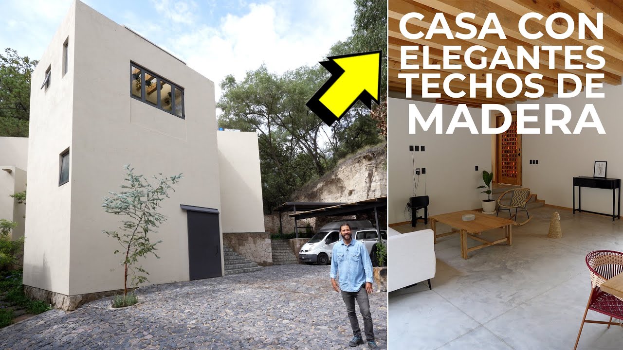CASA con ELEGANTES TECHOS de MADERA y Dobles Alturas | Obras Ajenas | Mo+G Taller de Arq