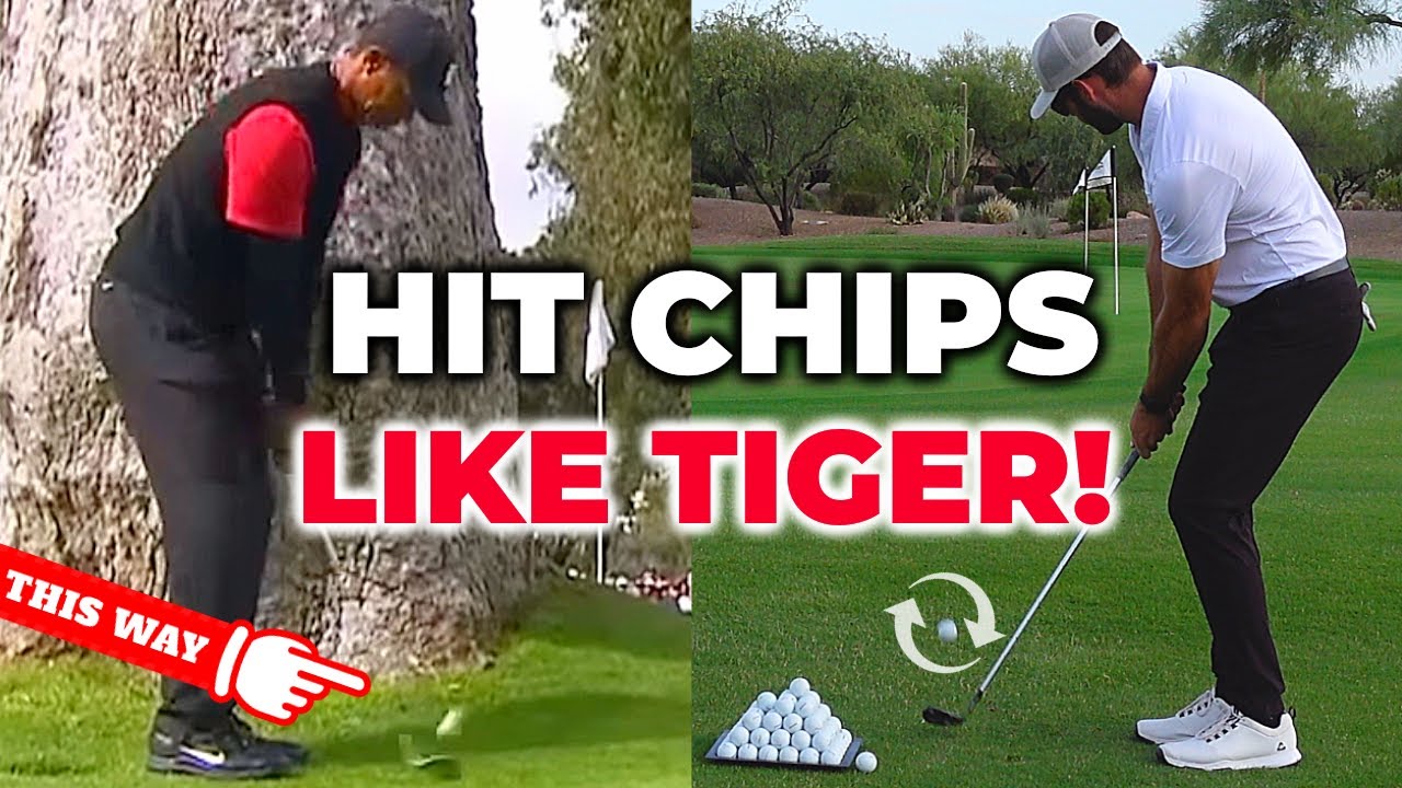 How To Hit Chip Shots LIKE TIGER Around The Green!