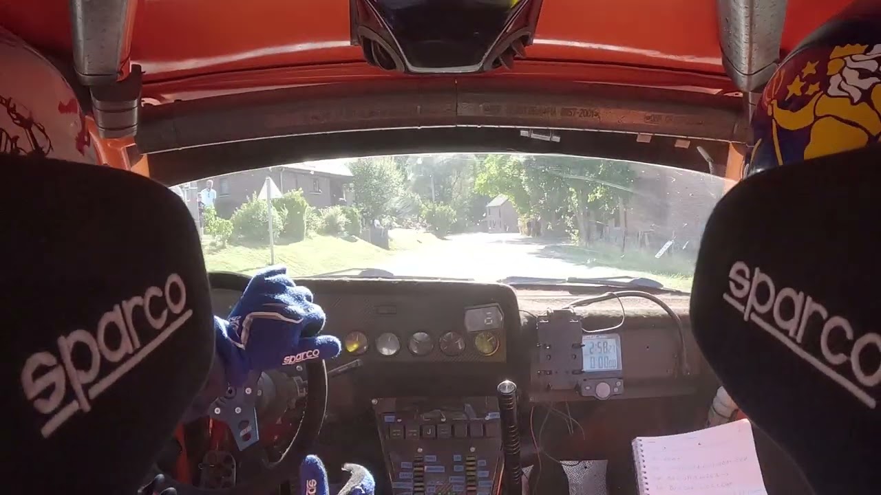 Onboard au Rallye de la Famenne avec Bernard et Romin dans la Volvo 242 n°205 : ES 10 - Lessive