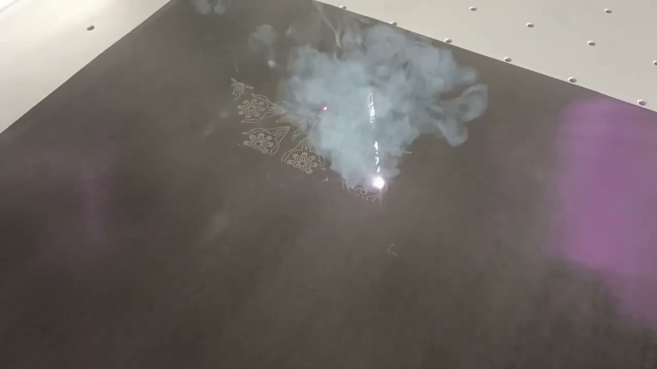 How to operate splicing type fiber laser marking machine 600*600mm #laserengravingmachine #tutorial