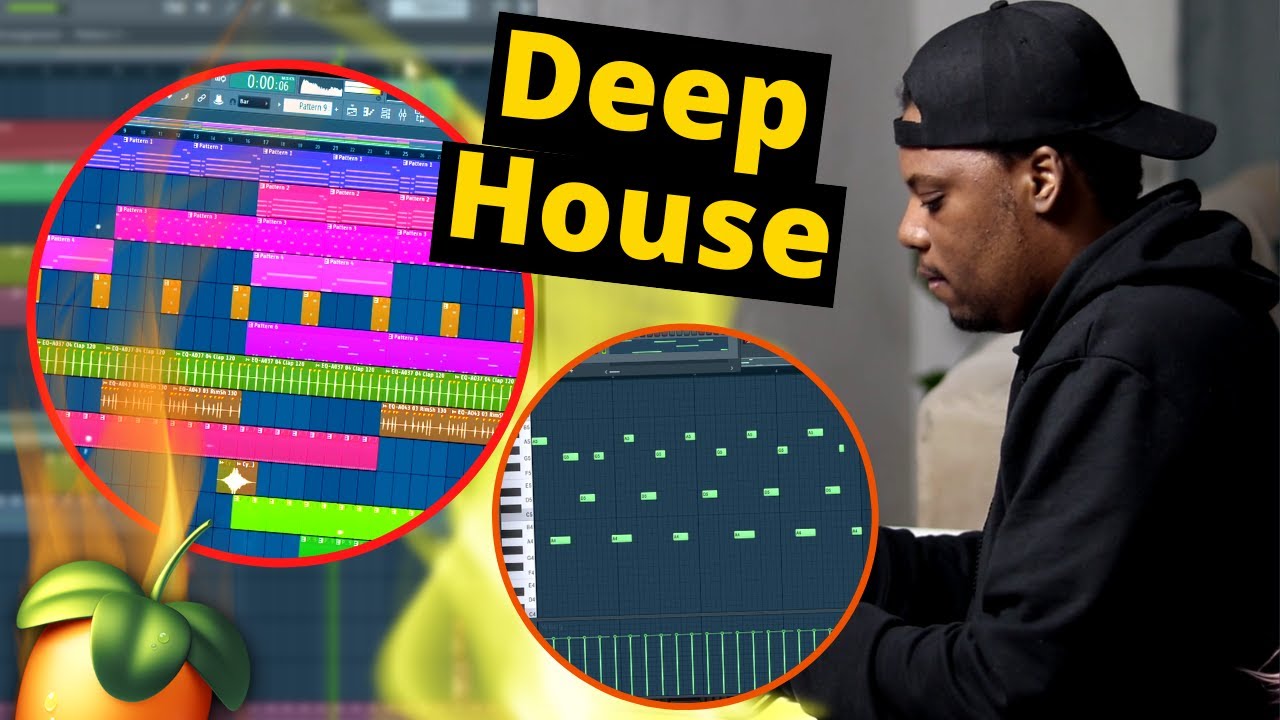 Easy Smooth Deep House с плагинами FL Studio Stock