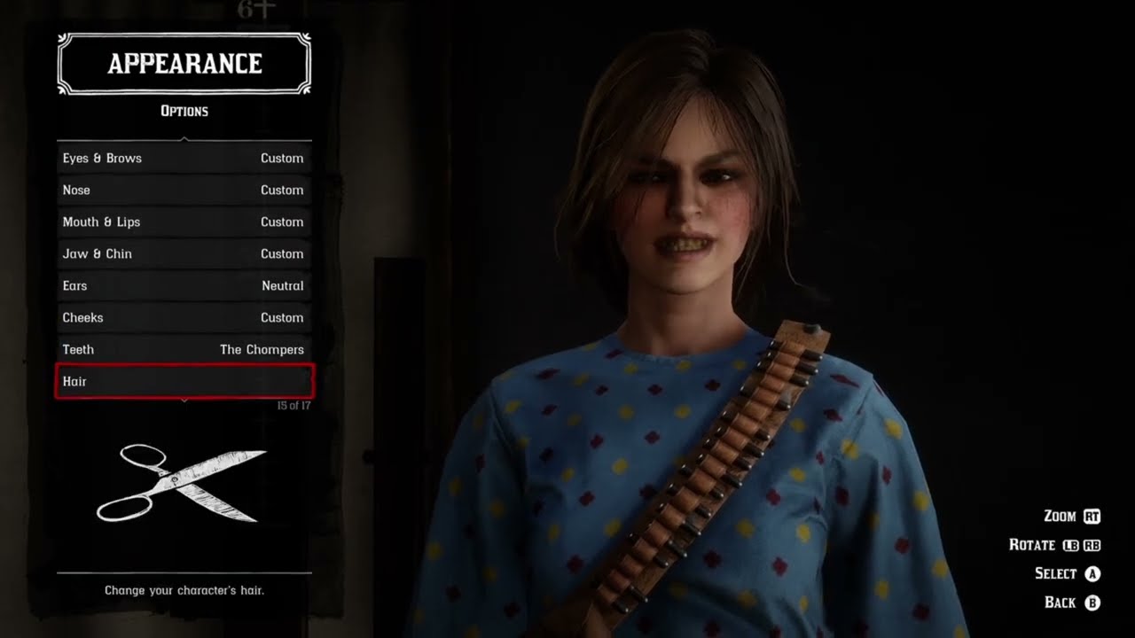 RDR2. My beautiful female character creation￼