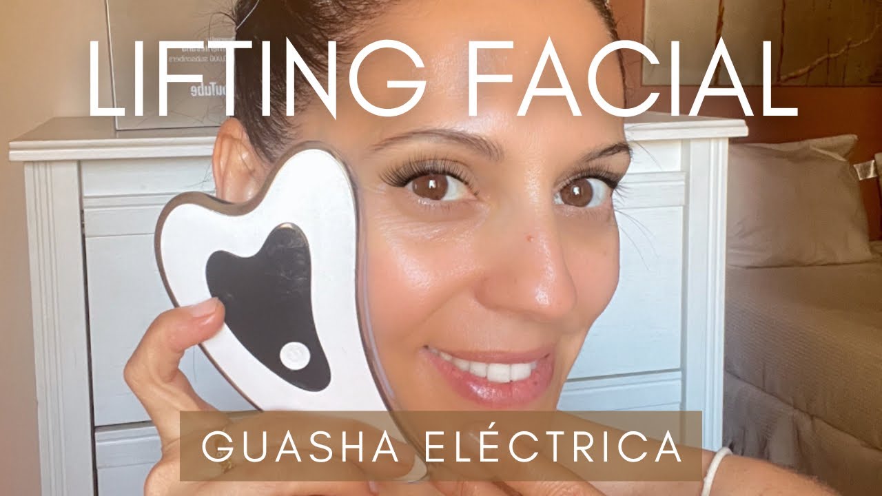 LIFTING FACIAL con GUASHA ELÉCTRICA tutorial COMPLETO💆🏻‍♀️💯