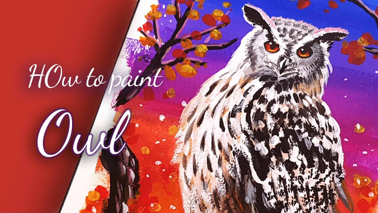 Painting the Owl/ Let's paint / (SUB) #191