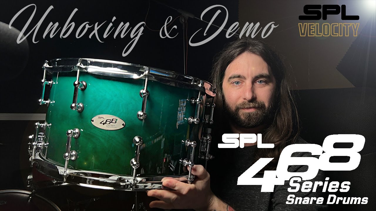 SPL 468 Series Snare Drum Unboxing and Demo