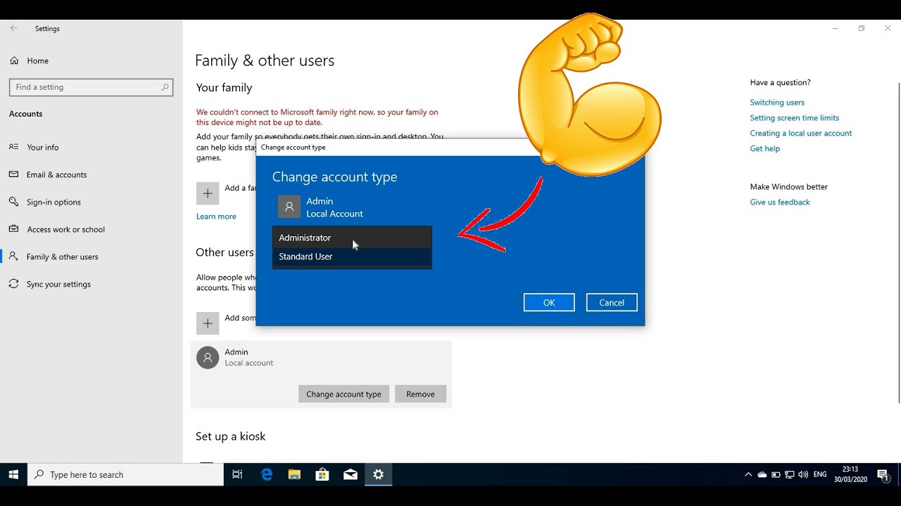 How To Get Administrator Permission Windows 10  Home\Pro