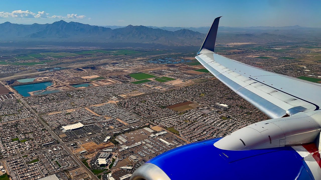 [4K] – Full Flight – Southwest Airlines – Boeing 737-8H4 – MCI-PHX – N8620H – WN282 – IFS 902