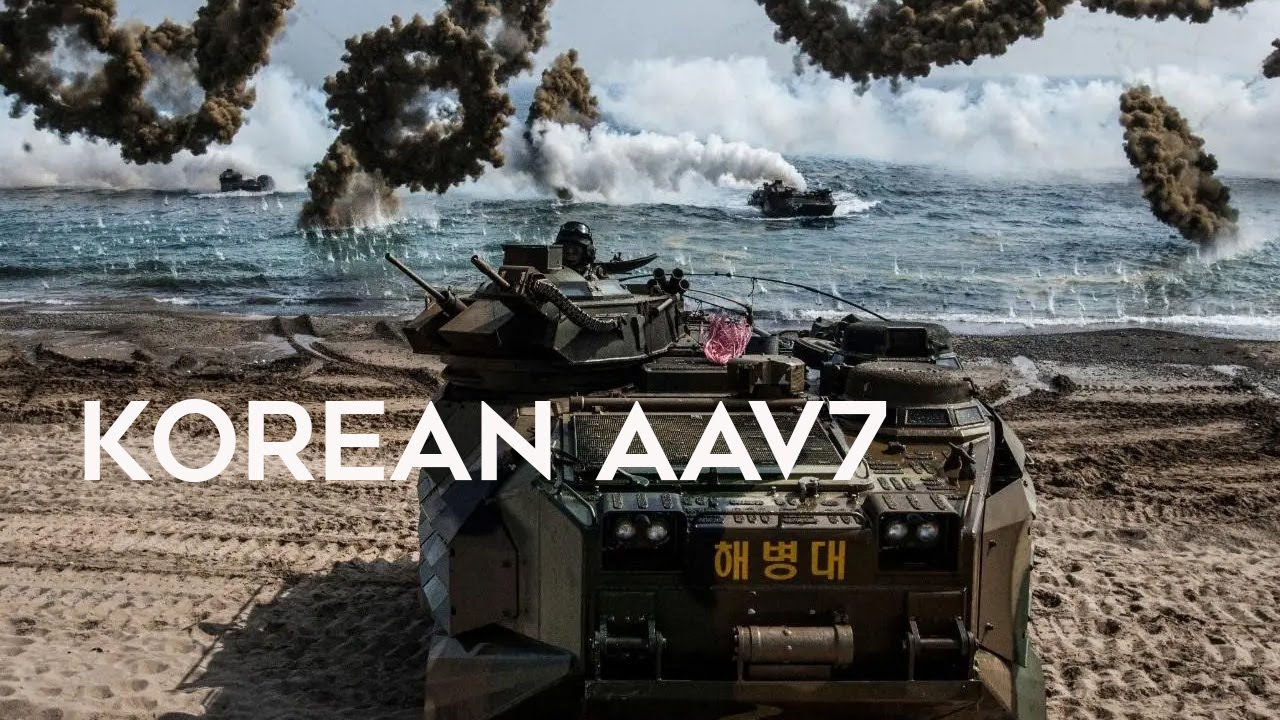 Korean KAAV7 - Demonstrating Amphibious Power On The Korean Peninsula