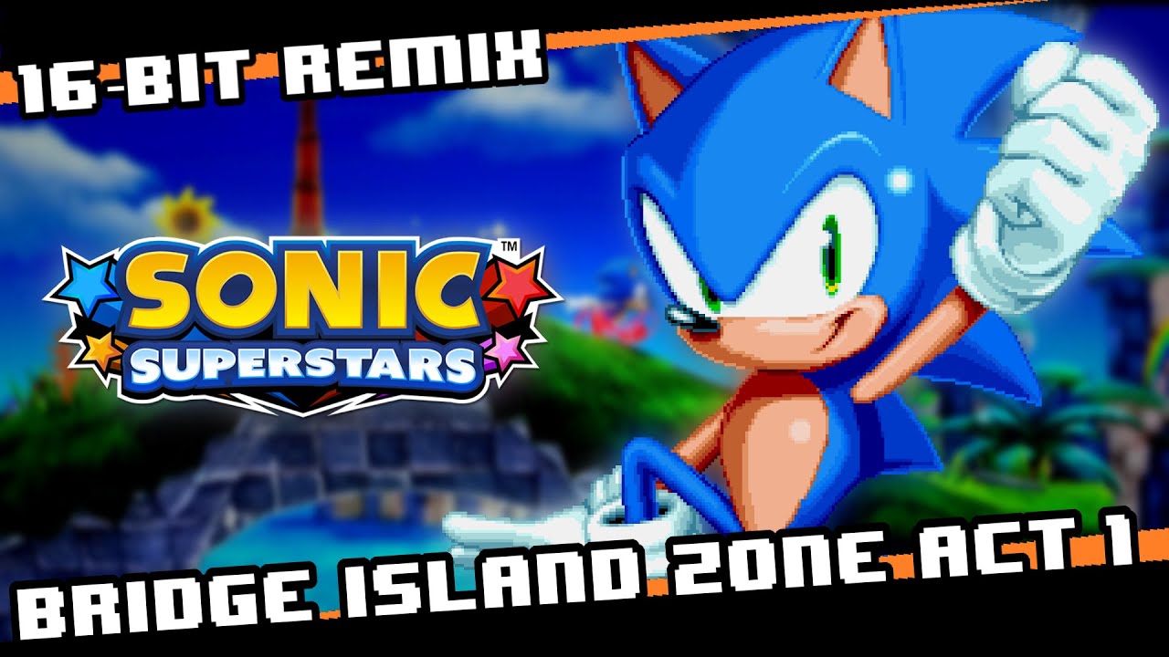 Bridge Island Zone Act 1 [16 bit remix] - Sonic Superstars