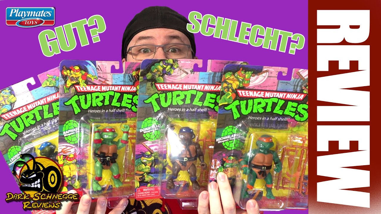 Playmates Toys | 2021 Teenage Mutant Ninja Turtles Classic Figuren Review [German/Deutsch]