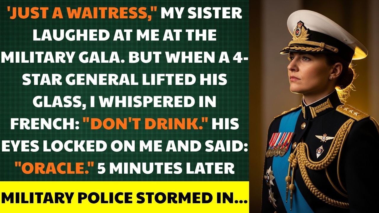 My Sister Mocked Me As A Waitress – Until I Said 3 Words in French to 4-Star General…
