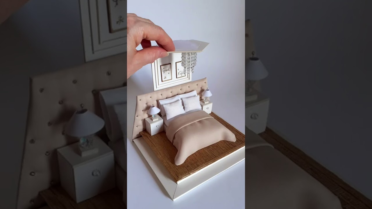 DIY Miniature bedroom#yami_light_house