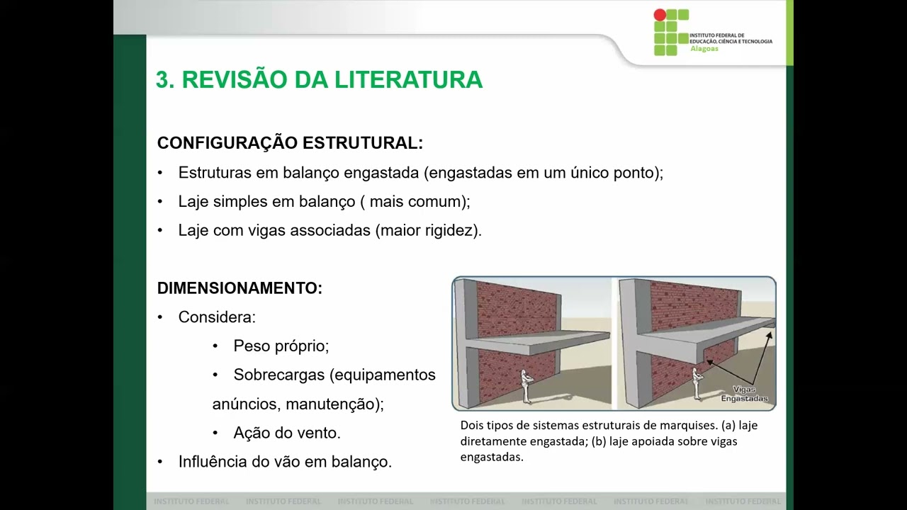 Apresentação de TCC sobre marquises em Arapiraca - parte 1