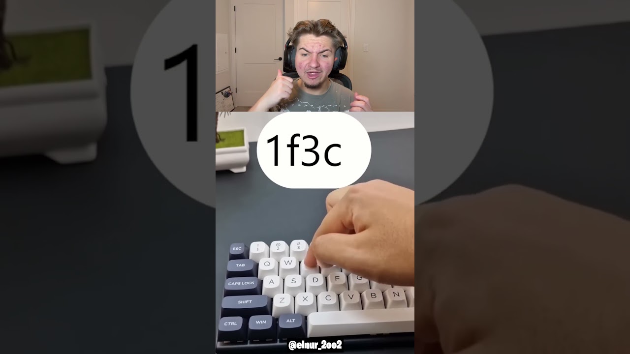 Лайфхак с клавиатурой в виде гоночной машины 😳