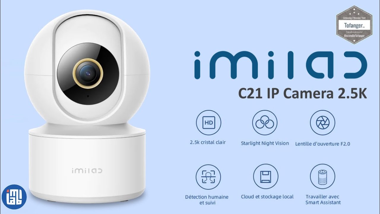 IMILAB C21 - IP Smart Camera 2.5K - Приложение IMILAB Home - Wifi Security Camera - Распаковка