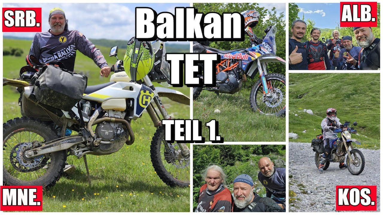 SÜD Balkan TET: SRB-MNE-ALB-KOS Adventure - TEIL 1.