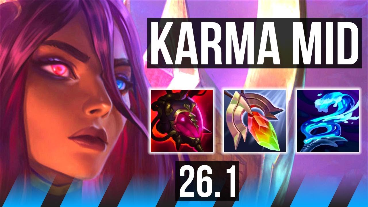 KARMA vs IRELIA (MID) | 23K damage | NA Challenger | 26.1