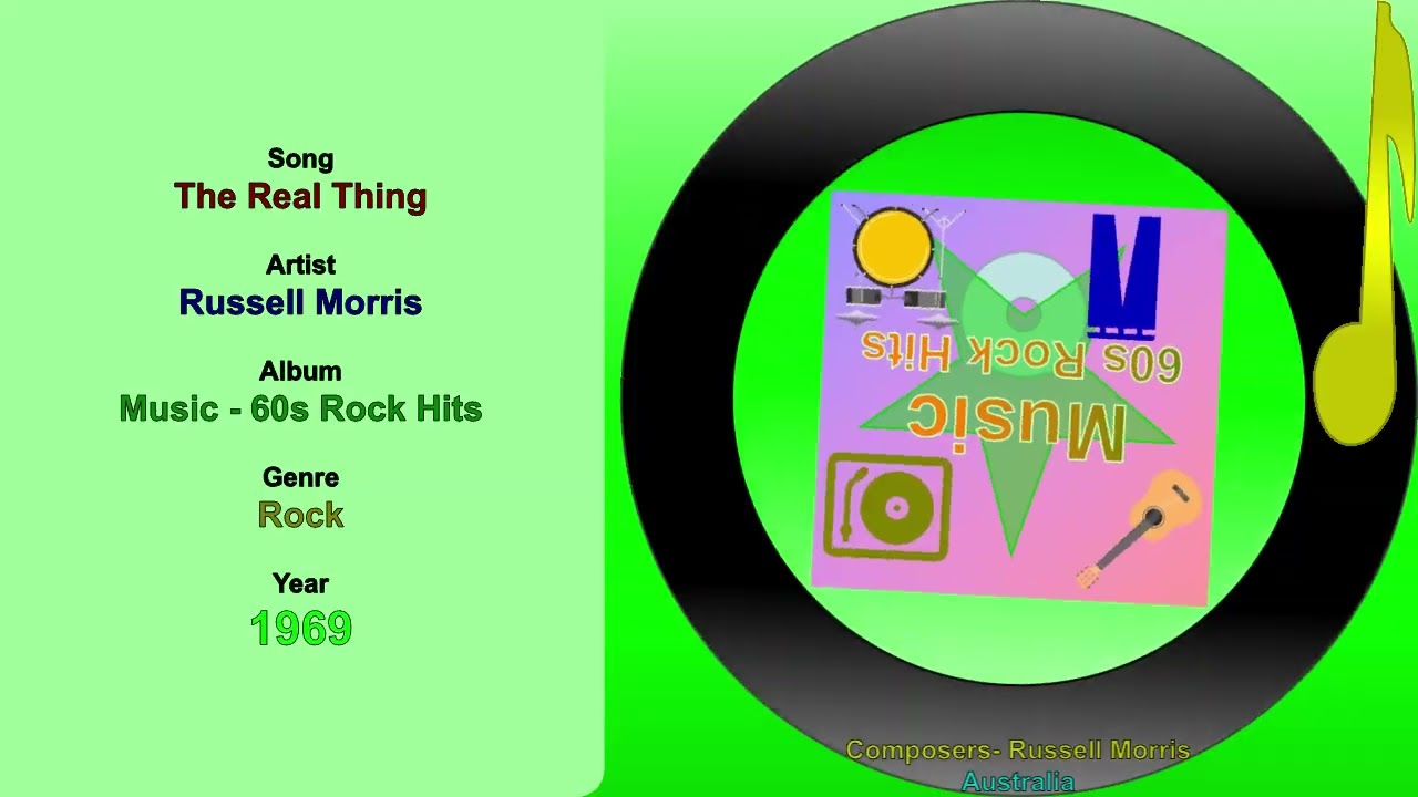 The Real Thing - Russell Morris 1969