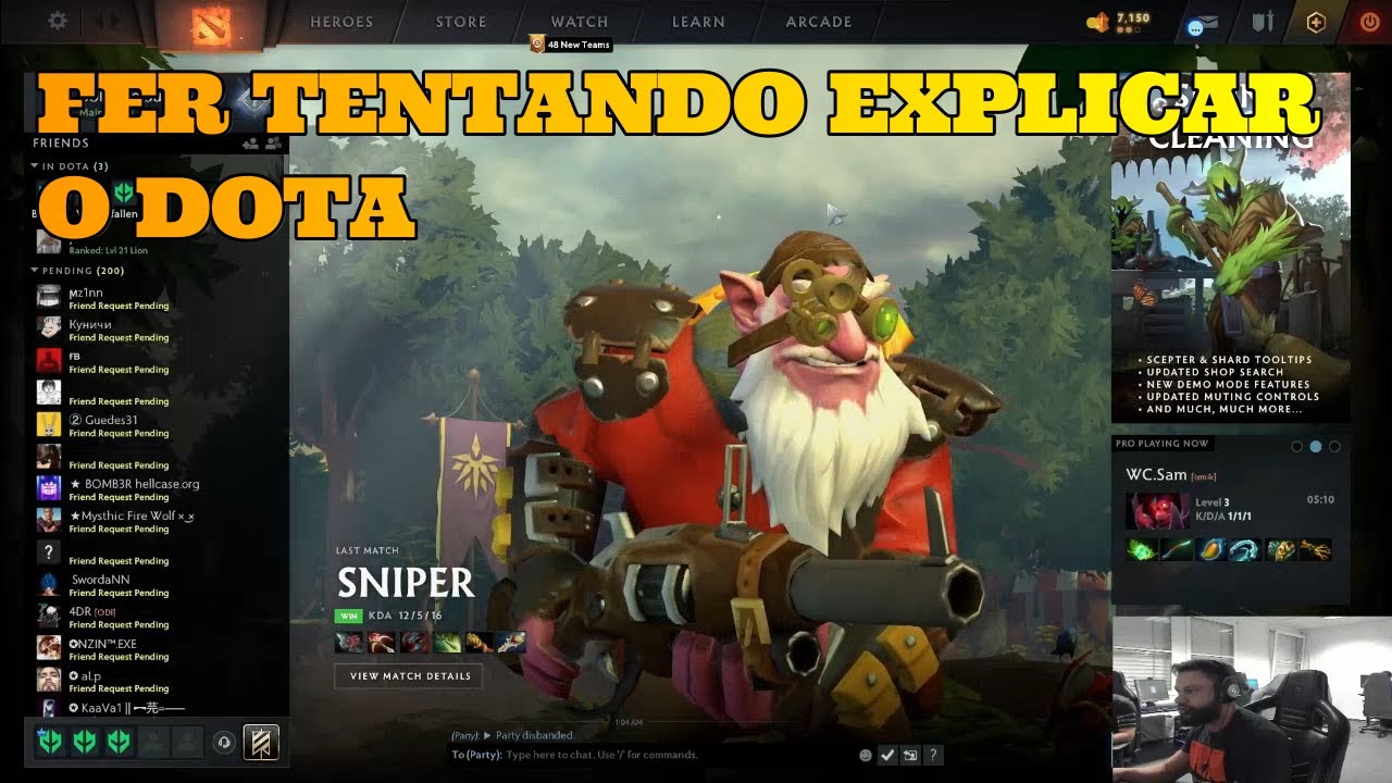FER TENTANDO EXPLICAR O Q É DOTA E ALASTRANDO O LOL
