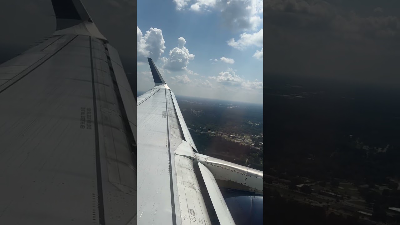 Delta airlines A321 full approach and landing at Atlanta from Austin plus taxi to gate 