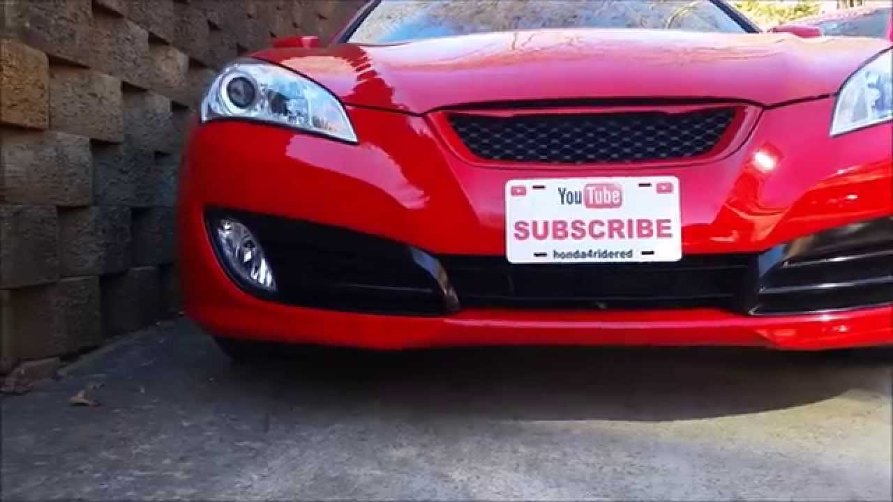 Genesis Coupe OEM Fog Light Installation