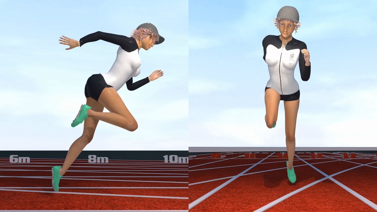 Task 2.1.3 : Biomechanical Simulation of Human Sprinting (Full version - 完整版)