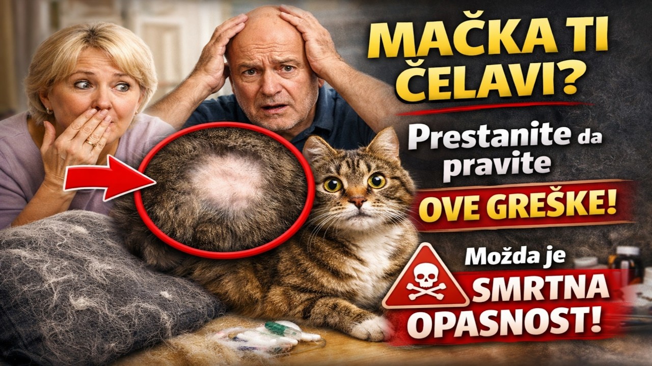 MAČKA TI ĆELAVI? 🙀 Prestanite da pravite OVE GREŠKE! Možda je SMRTNA OPASNOST!