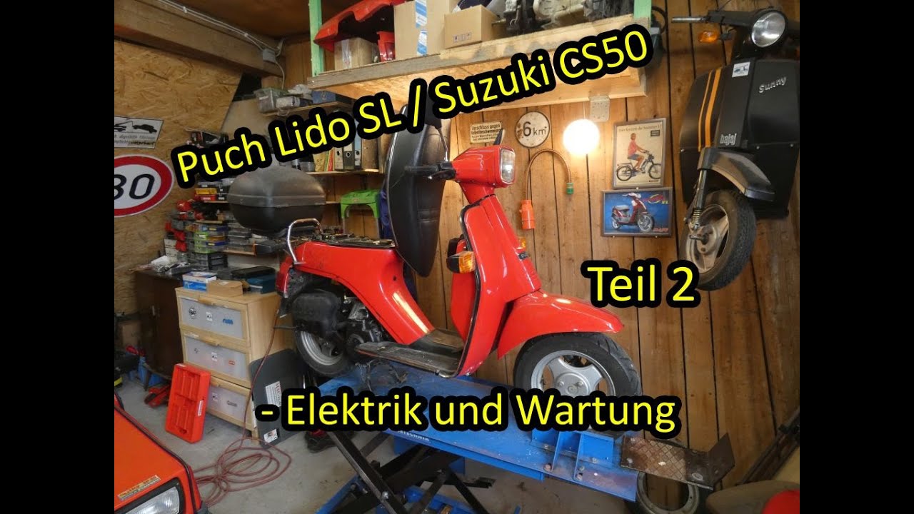 Puch Lido SL / Suzuki CS50 | Teil 2 | Elektrik und allgemeine Wartung