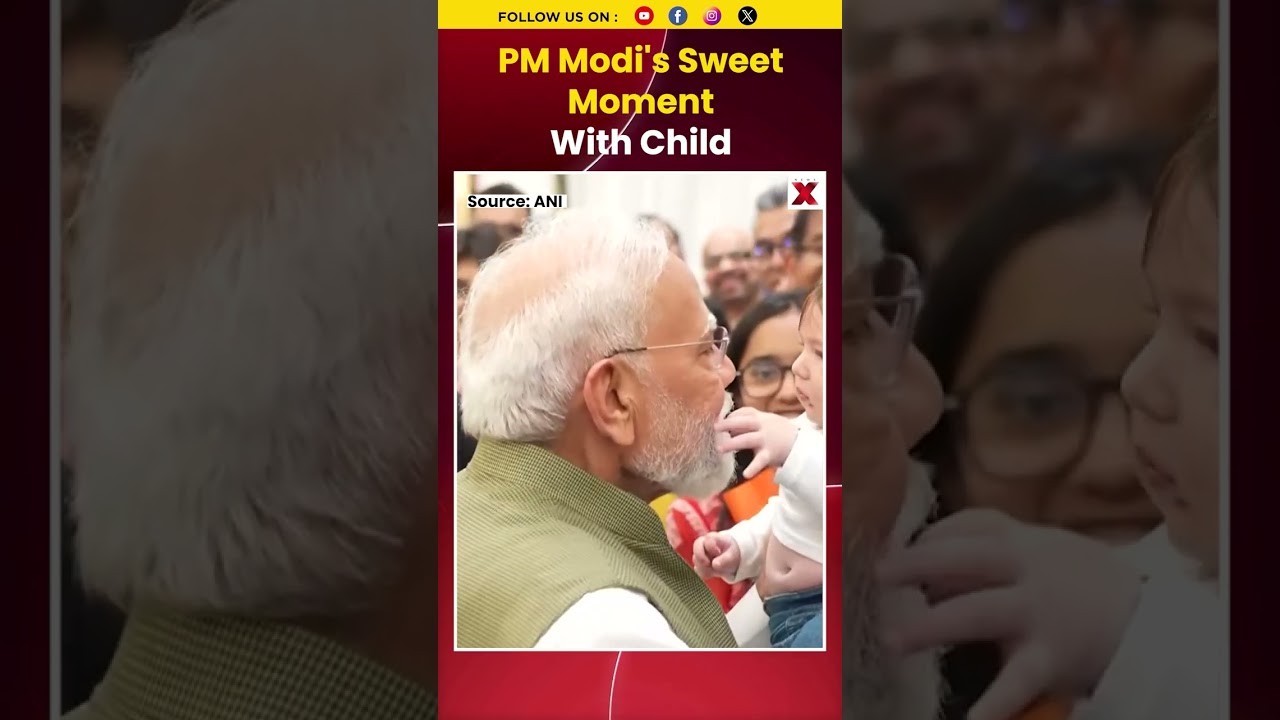 PM Modi Shares Heartwarming Moment With Child During Grand Welcome In Nice