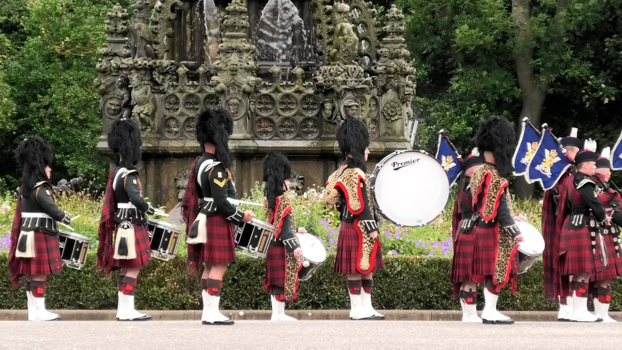 Mounting the Guard at Holyrood Palace at King Charles' first morning in Edinburgh in 2023