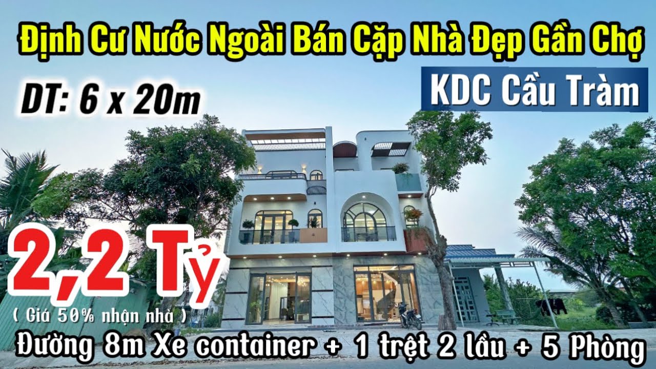 Tập 163💥 Định Cư Nước Ngoài Bán Cặp Nhà Đẹp KDC Cầu Tràm | Gần Chợ Bình Chánh | Đường 8m | 5PN