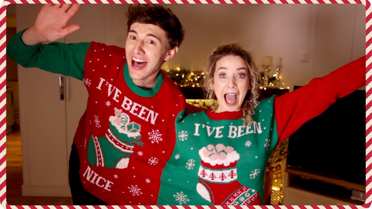 The Double Jumper Challenge with Mark | Zoella