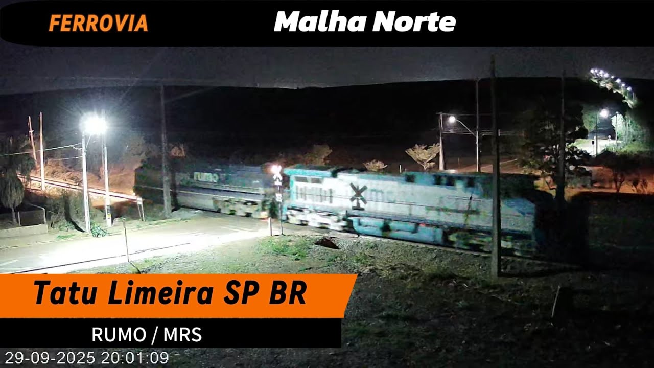 TREM AO VIVO TATU LIMEIRA SP BRASIL