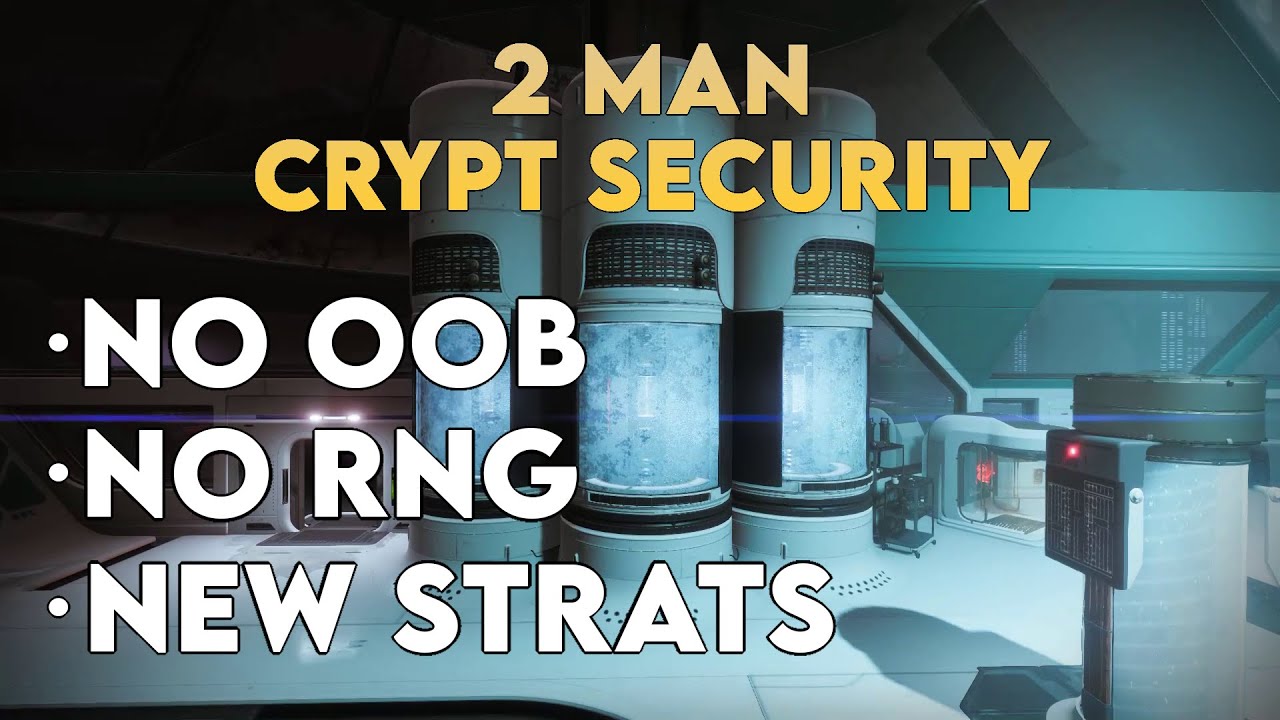 Destiny 2: How to 2-Man Crypt Security No OOB (No RNG, New Strats)