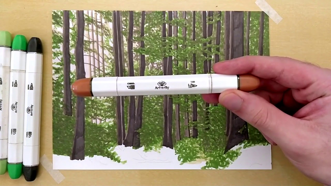 Earth Tone Markers...How do You Use Those?!