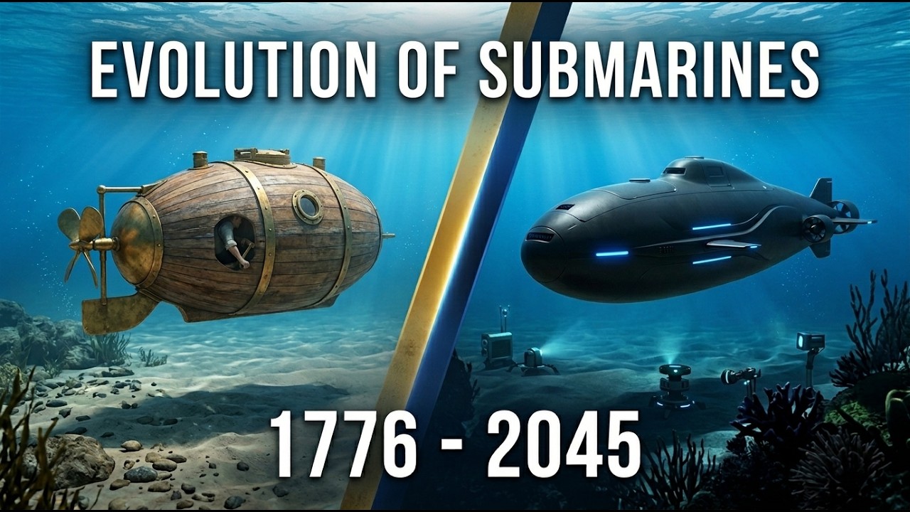 Every U.S. Submarine (1776 - 2045) Evolution of Submarines