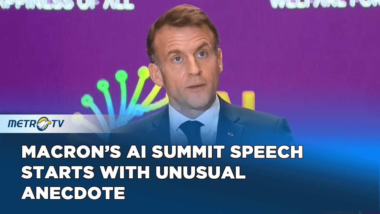 Macron Opens India AI Summit with Remarkable Anecdote