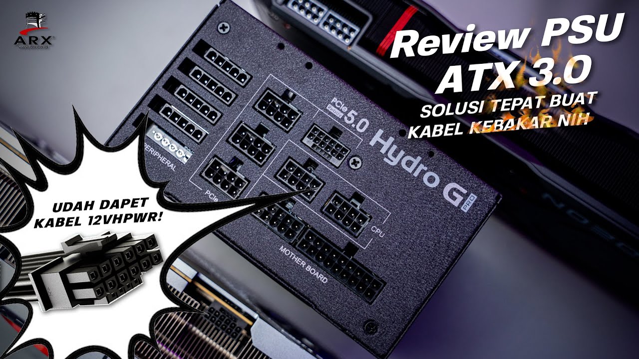 REVIEW PSU ATX 3.0 BUAT RTX 4090 YANG SUDAH PCIe 5.0 | ft FSP Hydro G Pro 1000W 80Plus Gold