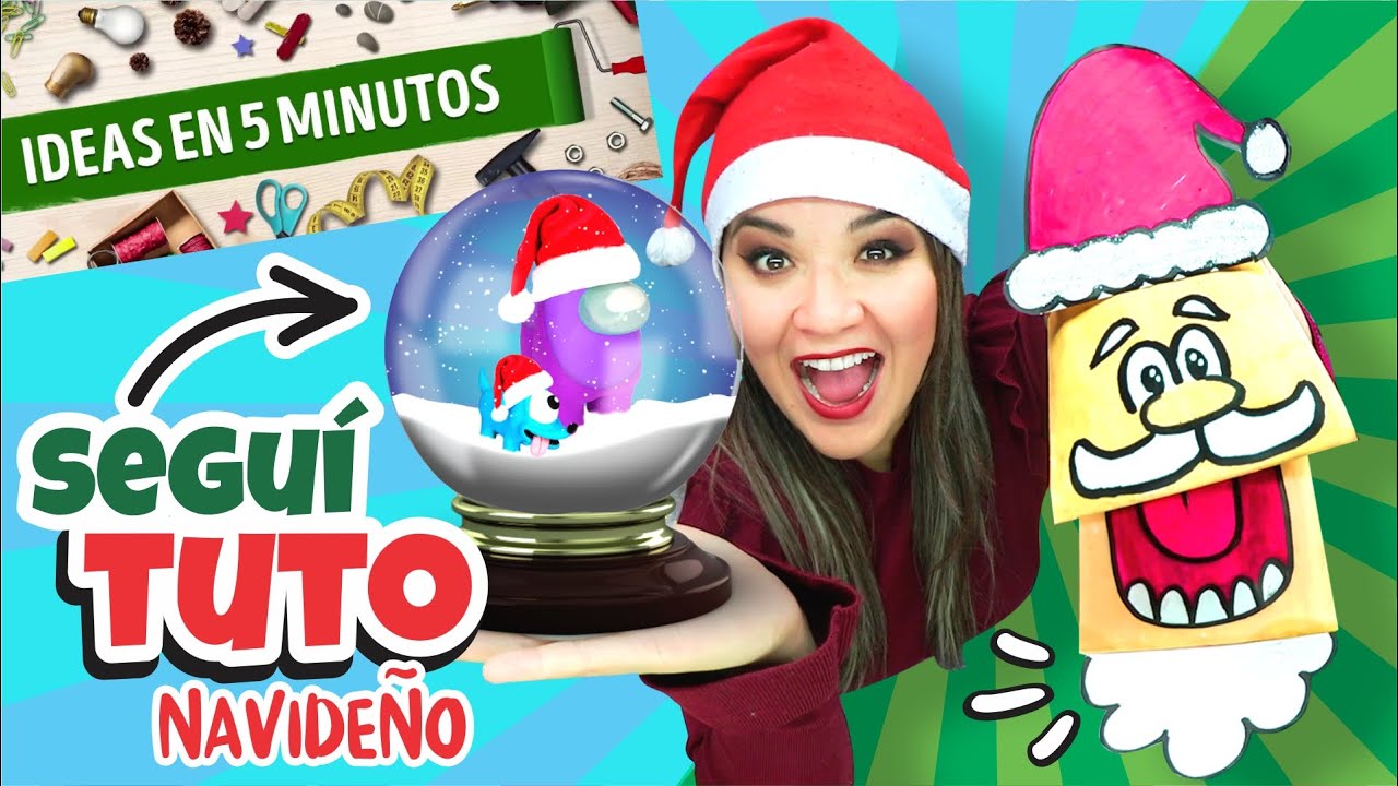 SEGUÍ TUTORIALES NAVIDEÑOS de IDEAS en 5 MINUTOS 🎅🎄 **¿Fail total?**⭐ Así o más fácil