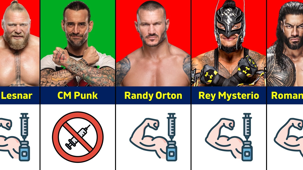 Использование стероидов и наркотиков в WWE: кто употреблял, а кто нет.