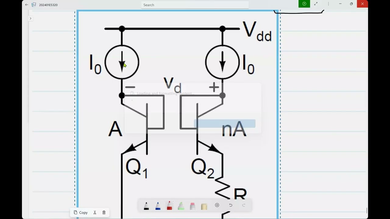 37  Constant gm biasing circuits; PTAT current generator