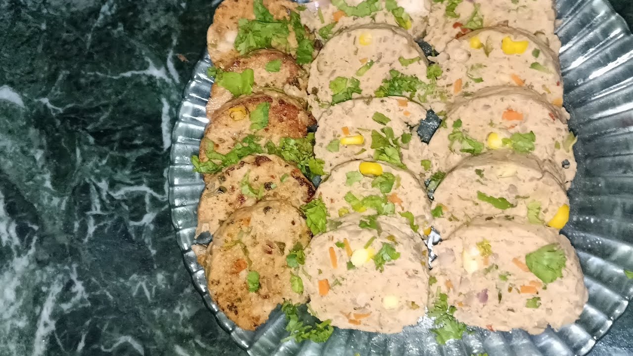 Chicken salami kabab #diet#chicken#salami#home#made#recipe