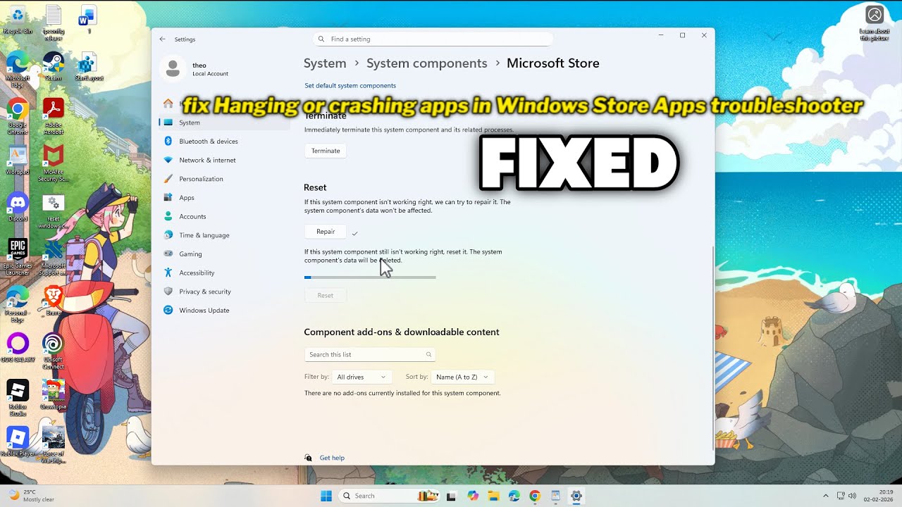 (FIXED) Hanging or crashing apps in Windows Store Apps troubleshooter