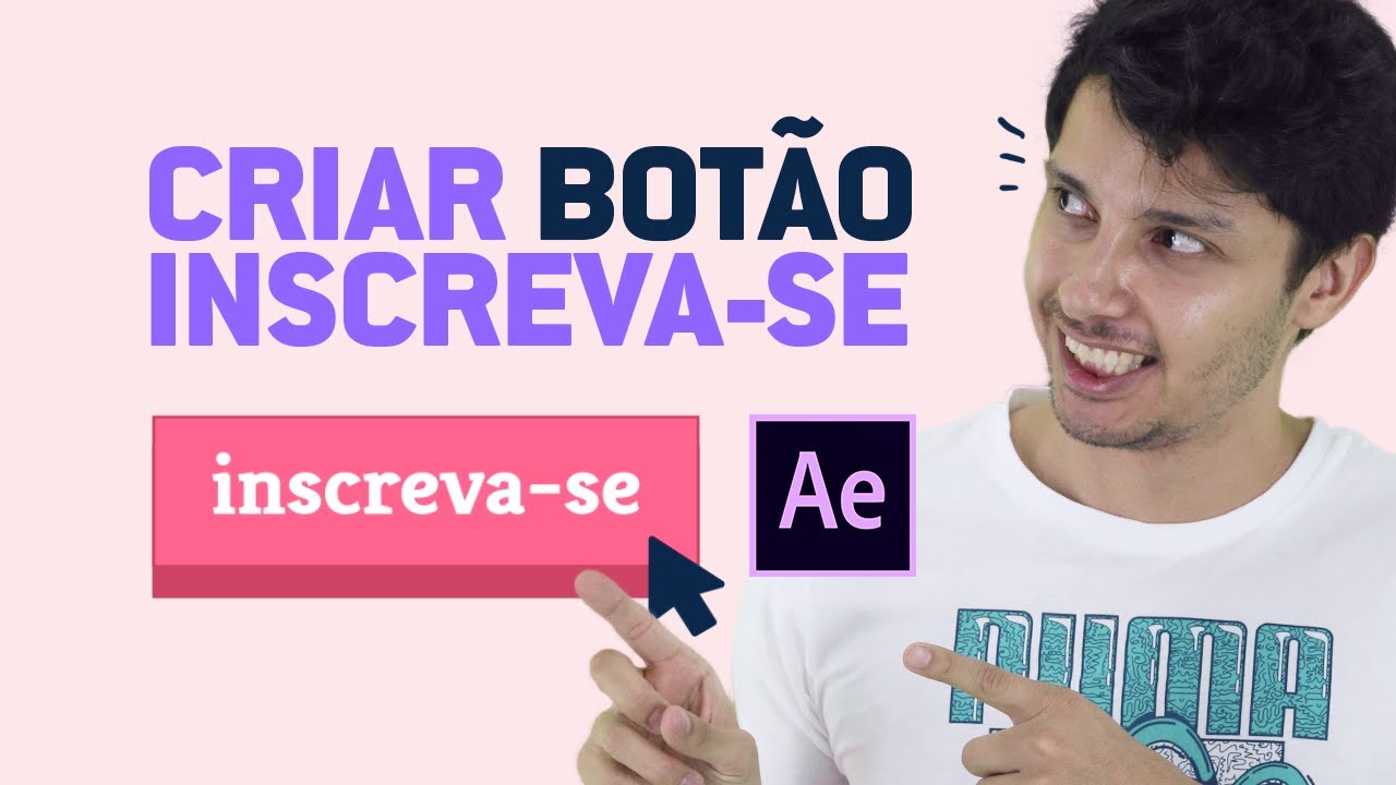 Criar botão inscreva-se: Animação básica / Tutorial After Effects