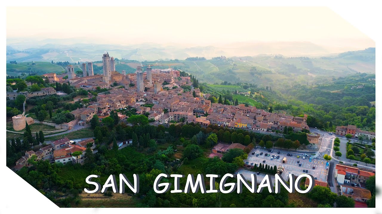 San Gimignano - Borgo Medievale  - Siena - 4K - Walking and Fly tour - Completo (2024) #medieval